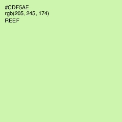 #CDF5AE - Reef Color Image