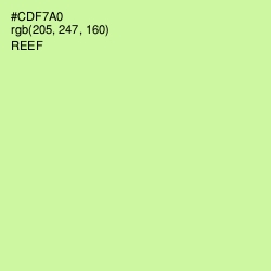 #CDF7A0 - Reef Color Image