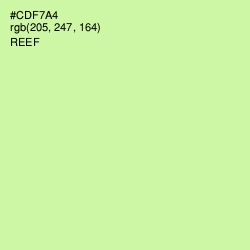#CDF7A4 - Reef Color Image