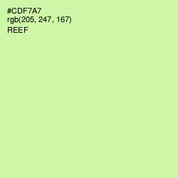 #CDF7A7 - Reef Color Image