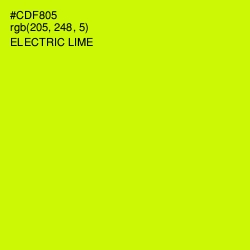 #CDF805 - Electric Lime Color Image