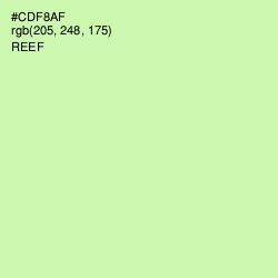 #CDF8AF - Reef Color Image