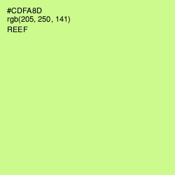 #CDFA8D - Reef Color Image