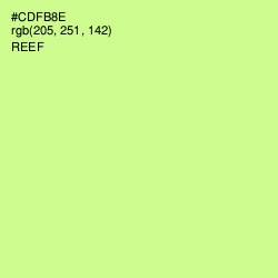 #CDFB8E - Reef Color Image
