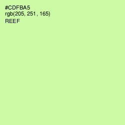 #CDFBA5 - Reef Color Image