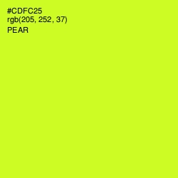 #CDFC25 - Pear Color Image