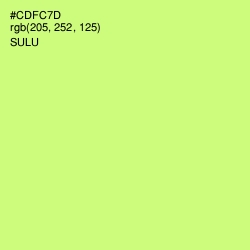 #CDFC7D - Sulu Color Image