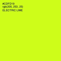 #CDFD19 - Electric Lime Color Image