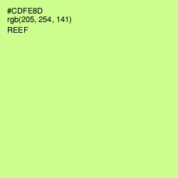 #CDFE8D - Reef Color Image