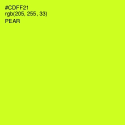 #CDFF21 - Pear Color Image