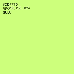 #CDFF7D - Sulu Color Image