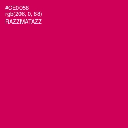 #CE0058 - Razzmatazz Color Image