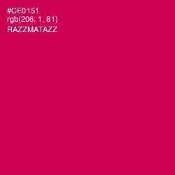 #CE0151 - Razzmatazz Color Image