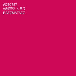 #CE0757 - Razzmatazz Color Image