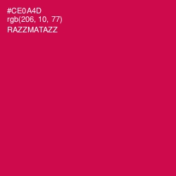 #CE0A4D - Razzmatazz Color Image