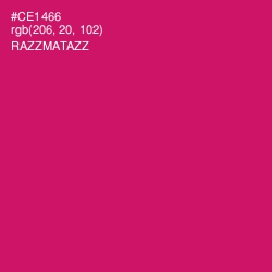#CE1466 - Razzmatazz Color Image