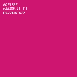 #CE156F - Razzmatazz Color Image