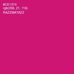 #CE1574 - Razzmatazz Color Image