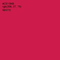 #CE1B4B - Maroon Flush Color Image