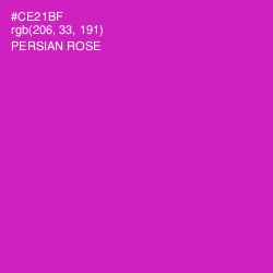 #CE21BF - Persian Rose Color Image