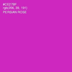 #CE27BF - Persian Rose Color Image