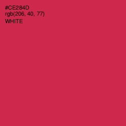 #CE284D - Maroon Flush Color Image