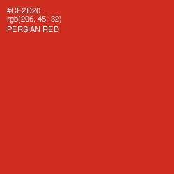 #CE2D20 - Persian Red Color Image