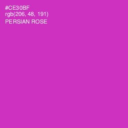 #CE30BF - Persian Rose Color Image