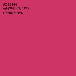 #CE3566 - Cerise Red Color Image