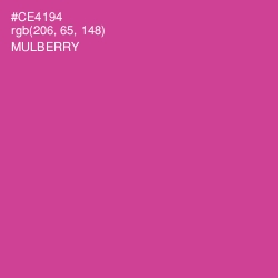 #CE4194 - Mulberry Color Image
