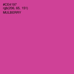 #CE4197 - Mulberry Color Image