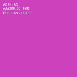 #CE41BD - Brilliant Rose Color Image