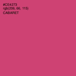 #CE4273 - Cabaret Color Image