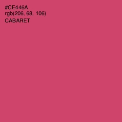 #CE446A - Cabaret Color Image