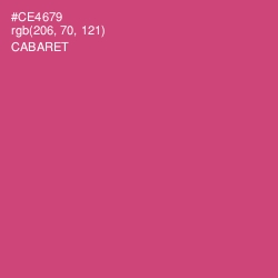 #CE4679 - Cabaret Color Image