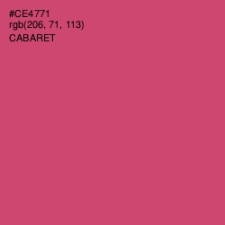 #CE4771 - Cabaret Color Image