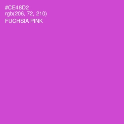 #CE48D2 - Fuchsia Pink Color Image