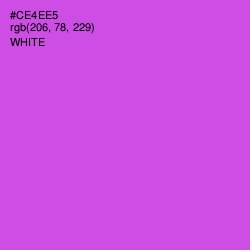 #CE4EE5 - Fuchsia Pink Color Image