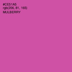 #CE51A5 - Mulberry Color Image