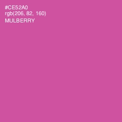#CE52A0 - Mulberry Color Image