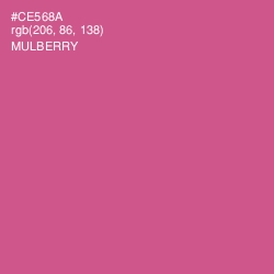 #CE568A - Mulberry Color Image
