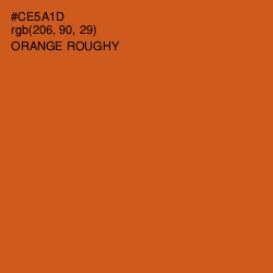 #CE5A1D - Orange Roughy Color Image