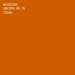 #CE5D00 - Tenn Color Image