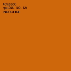 #CE660C - Indochine Color Image