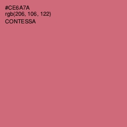 #CE6A7A - Contessa Color Image