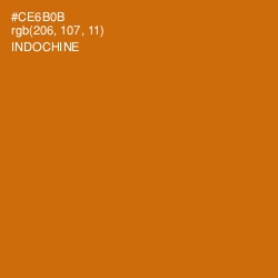 #CE6B0B - Indochine Color Image