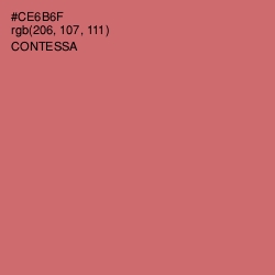 #CE6B6F - Contessa Color Image