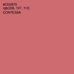 #CE6B70 - Contessa Color Image