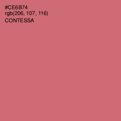 #CE6B74 - Contessa Color Image