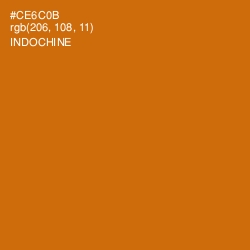 #CE6C0B - Indochine Color Image